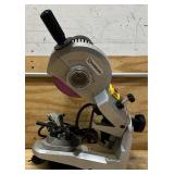 Strongway Electric Chainsaw Sharpener with Hydraulic Assist, 120V, 1/4in. to 3/4in. Pitch, 3400 RPM #57522 (see description) MSRP $117