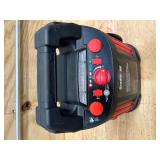 GreatWay Jump Starter with Air Compressor and LED Light, 12 Volts, 900 Peak Amps, Model# GM038C (powers on, untested) MSRP $130