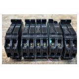 GE Circuit Breakers 50A amp 2-Pole Unit lot of 5 (Untested)