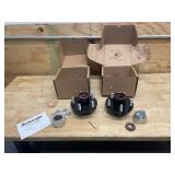Ultra-Tow Lot of 2- XTP Ultra-Pack Trailer Hub, 5 on 4-1/2in., 1250-Lb. Capacity MSRP $170