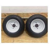 Kenda Loadstar 8in. Bias-Ply Trailer Tire and Wheel Assembly, 480-8, 4-Hole, Load Range C, Model# DM408C-4IN MSRP $90