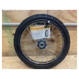 Marathon Tires Pneumatic Tire On Steel Spoked Wheel, 1/2in. Bore, 16 x 1.75 MSRP $30