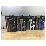 Braided USB Charging Cord - Android & iPhone Compatible MSRP $55.93 (lot of 7)