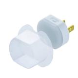 Hampton Bay Lot of 5- Gang Duplex Tamper-Resistant Color Changing LED Plug Lights MSRP $25