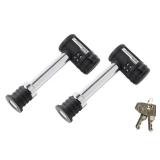 Master Lock 5/8 in. (16 mm) Class III/IV Barbell Trailer Receiver Lock (2-Pack) MSRP $42.74 (missing one set of keys)
