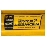 Overhead Crane With 1/2 Ton Hoist With Remote - Works
