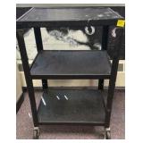 Rolling cart two shelves