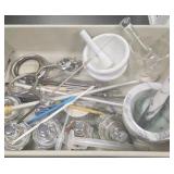 Tray of science tools