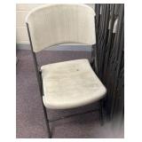 Lifetime folding chairs, 22 in a lot