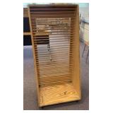 art drying rack on wheels