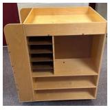 Multi display rolling cabinet