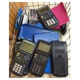 basket of calculators