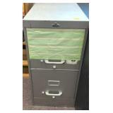 two drawer filing cabinet