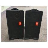 two speakers, unable to test, no chords