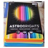 lot of astrobrite cardstock and construction paper