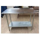 stainless steel table