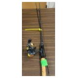 fishing pole and reel