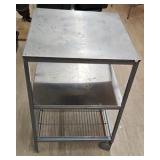 two wheel stainless steel cart