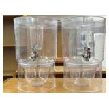 two drink dispensers