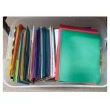 tote of folders