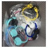 tote of headphones