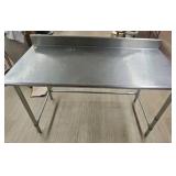 stainless steel prep table