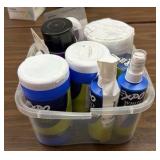 whiteboard spray, erasers and cleaner