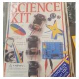 assortment of science kits