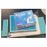 glass tubing and microscope slides