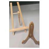 assortment of easels