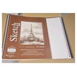 box of sketchbooks