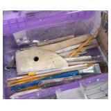 stencils and miscellaneous clay tools