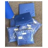 graduation gowns, royal blue