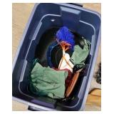 bucket of costumes