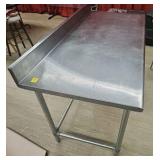 stainless steel prep table
