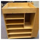 Multi display rolling cabinet