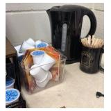 KEURIG with stand, drawer and pods
