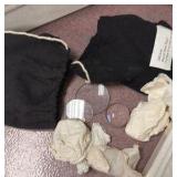Earth science transparencies, books, fluoride, transfer bottles, bags of prisms