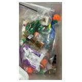 totes of digital multimeter, rocks, trucks and miscellaneous