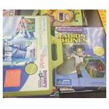 assortment of science kits