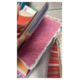 wide rule notebook paper, reinforce paper, college rule paper, printer paper, scrapbooking supplies