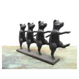 Cast Iron "Dancing Pig" Sculpture