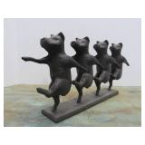 Cast Iron "Dancing Pig" Sculpture