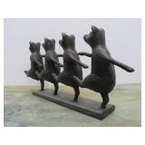 Cast Iron "Dancing Pig" Sculpture