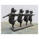 Cast Iron "Dancing Pig" Sculpture