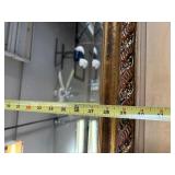 Quality Vintage Ornately Framed Dome Top Hall Mirror