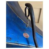 Excellent Antique Blue Metal Gramophone Horn by TT Company