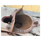 Antique Hand Crank Cast Iron & Wood Corn Sheller Machine