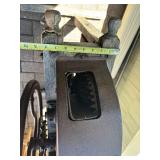 Antique Hand Crank Cast Iron & Wood Corn Sheller Machine