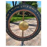Fantastic Antique Folk Art Wooden Gambling Wheel